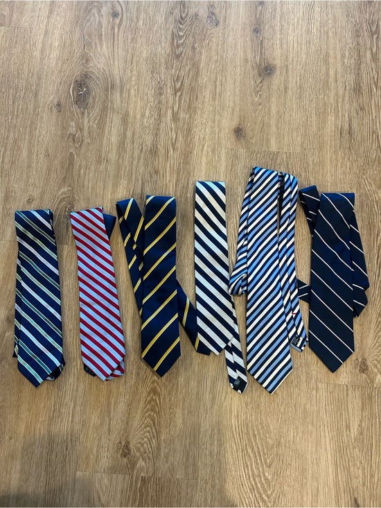 Other - Assorted Striped Silk Tie Collection of many colors